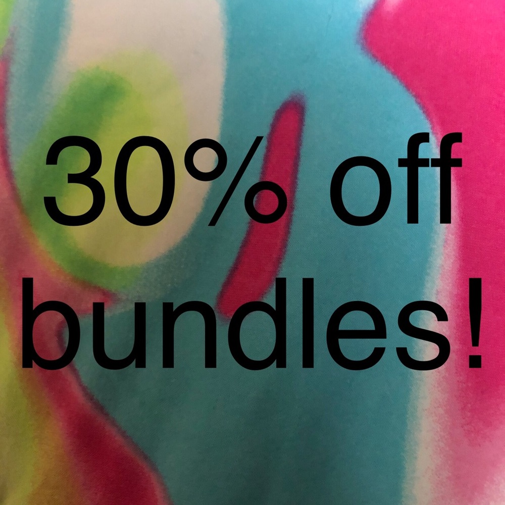 30% of bundles of 3 items!